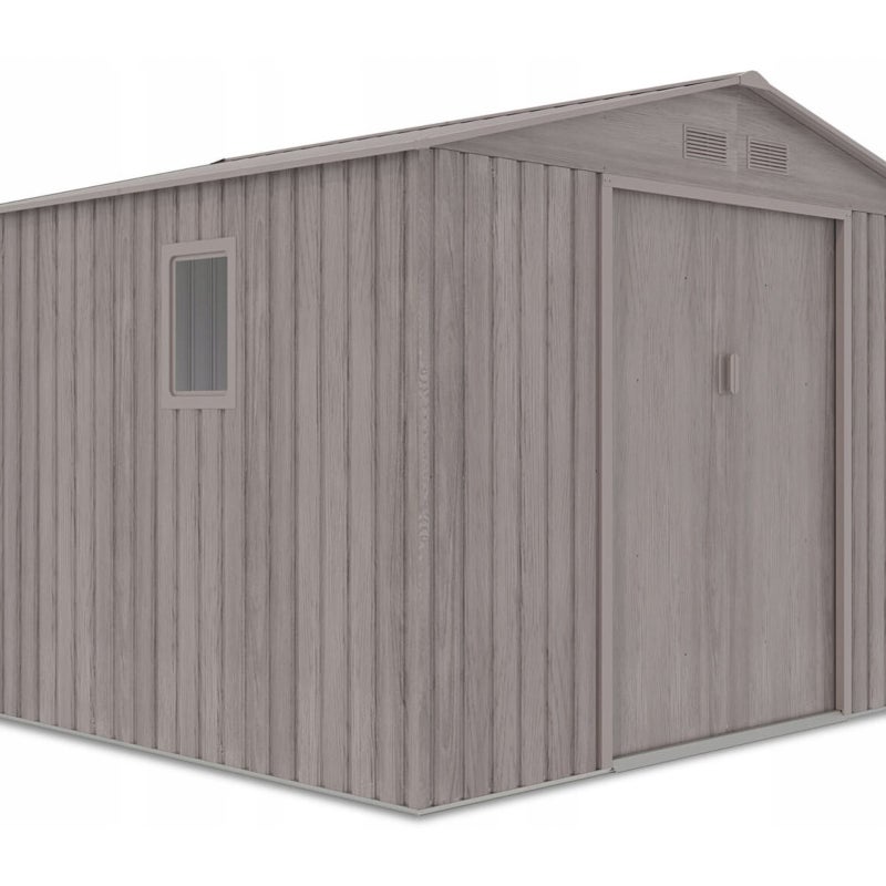 Domek Ogrodowy Narzędziowy na Narzędzia Szopa HUDSON 277x255cm Metalowy 1 szt