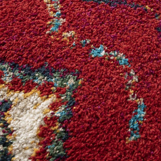 Tapis motif berbère - Azilal - Rouge - 160 x 230 cm - 3