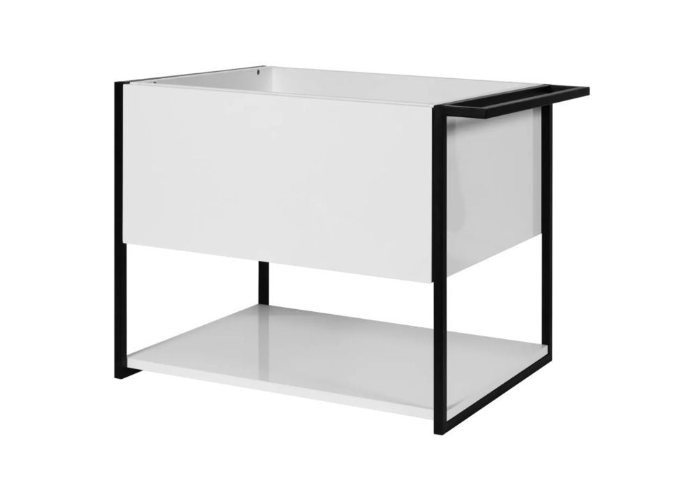 Szafka pod umywalkę LOV 60 cm biały połysk