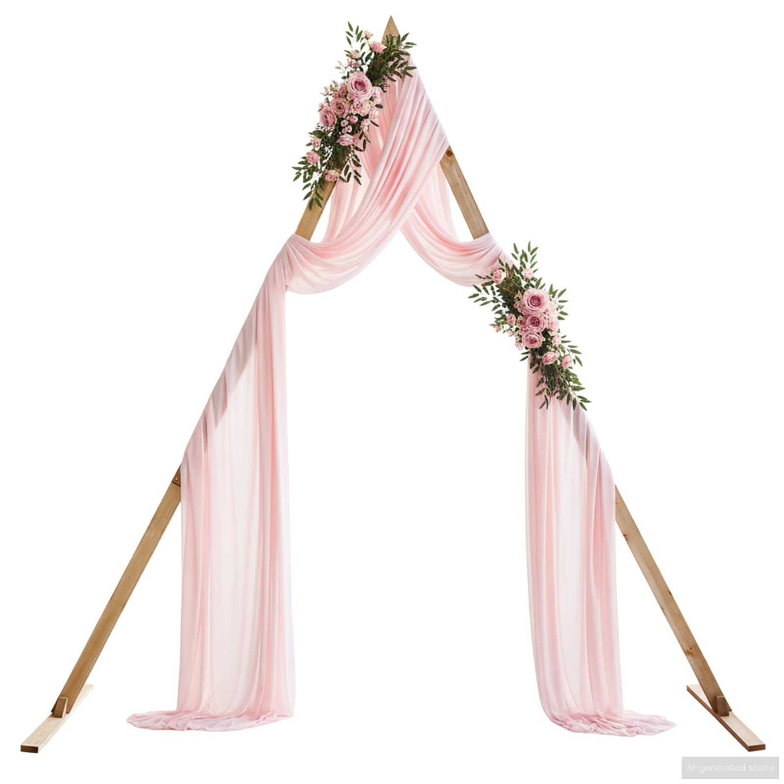 Arche de mariage Marron Clair 202 x 95 x 254 cm vidaXL - 4