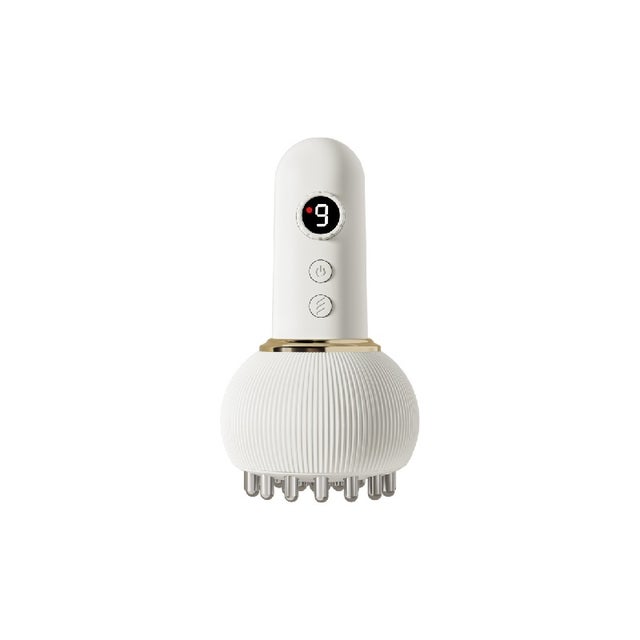 QWINERN massageador de drainagem linfática, escova eletrônica de massagem, escova de massagem de todo o corpo (branco)