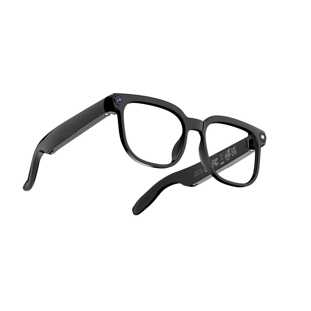 Lunettes intelligentes avec caméra 8 MP, enregistrement vidéo, traduction simultanée, appels Bluetooth et assistant IA. - 6
