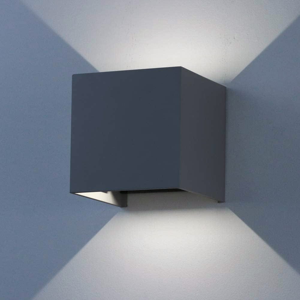 Aplique de pared interior/exterior con ángulo de haz ajustable Luces de ...