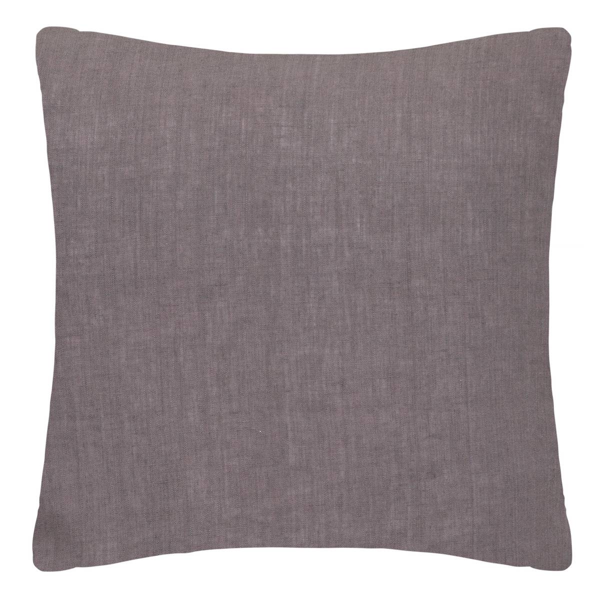 Funda de almohada linah gris - lino lavado 65x65 cm - atmosphera créateur d'intérieur