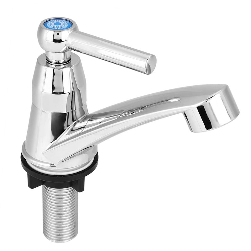 Pojedynczy kran zimnej wody z tworzywa ABS do umywalki łazienkowej, akcesorium do zlewu kuchennego (prosty G1/2)