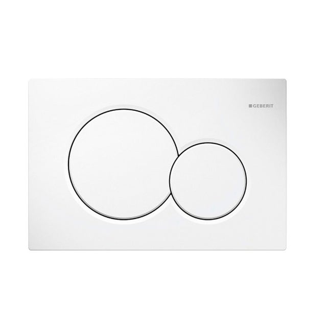 Placa de descarga branca SIGMA 01 para cisterna Geberit 115.770.11.5