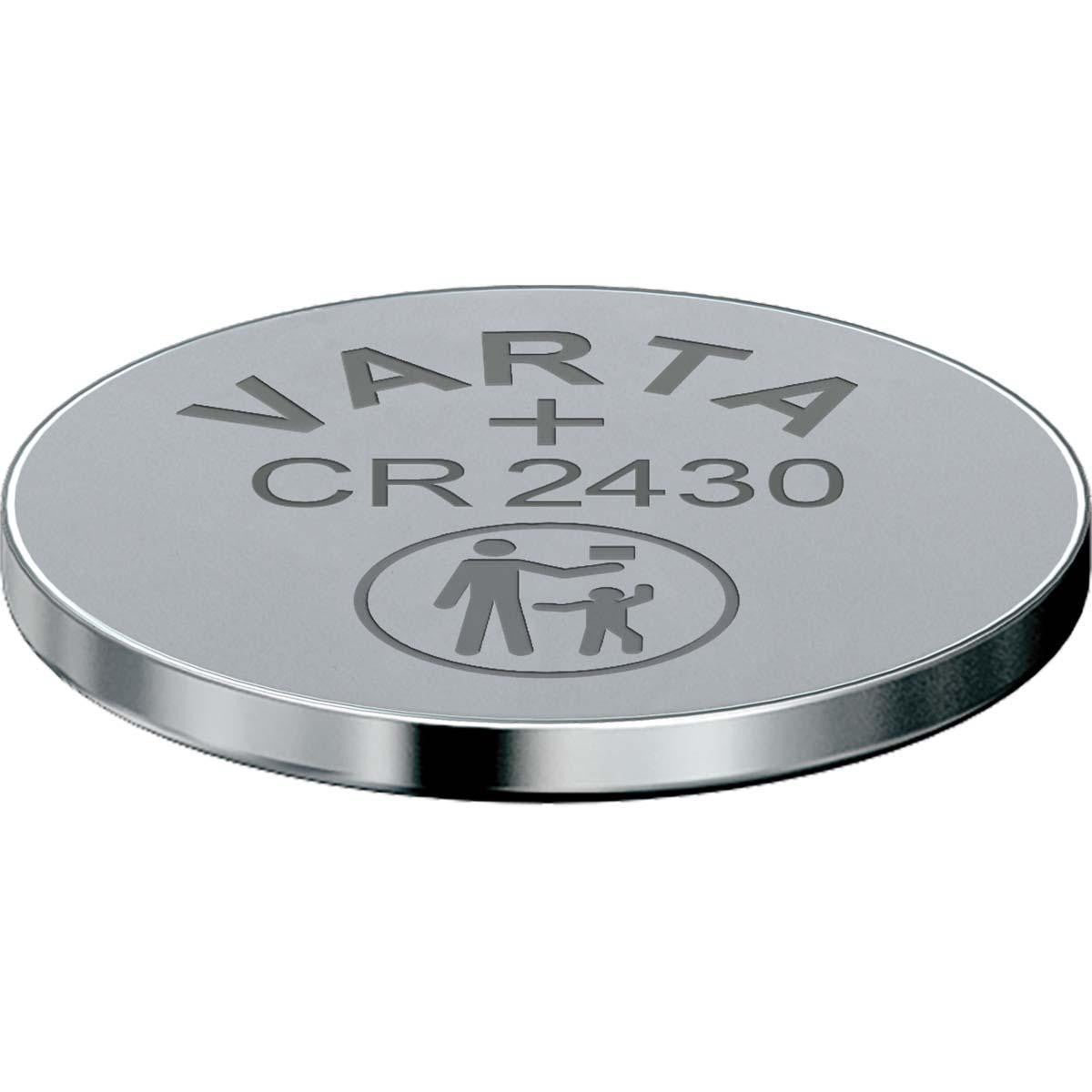 VARTA Pile bouton au Bouton Lithium CR2430 3 V 1-Blister - 3