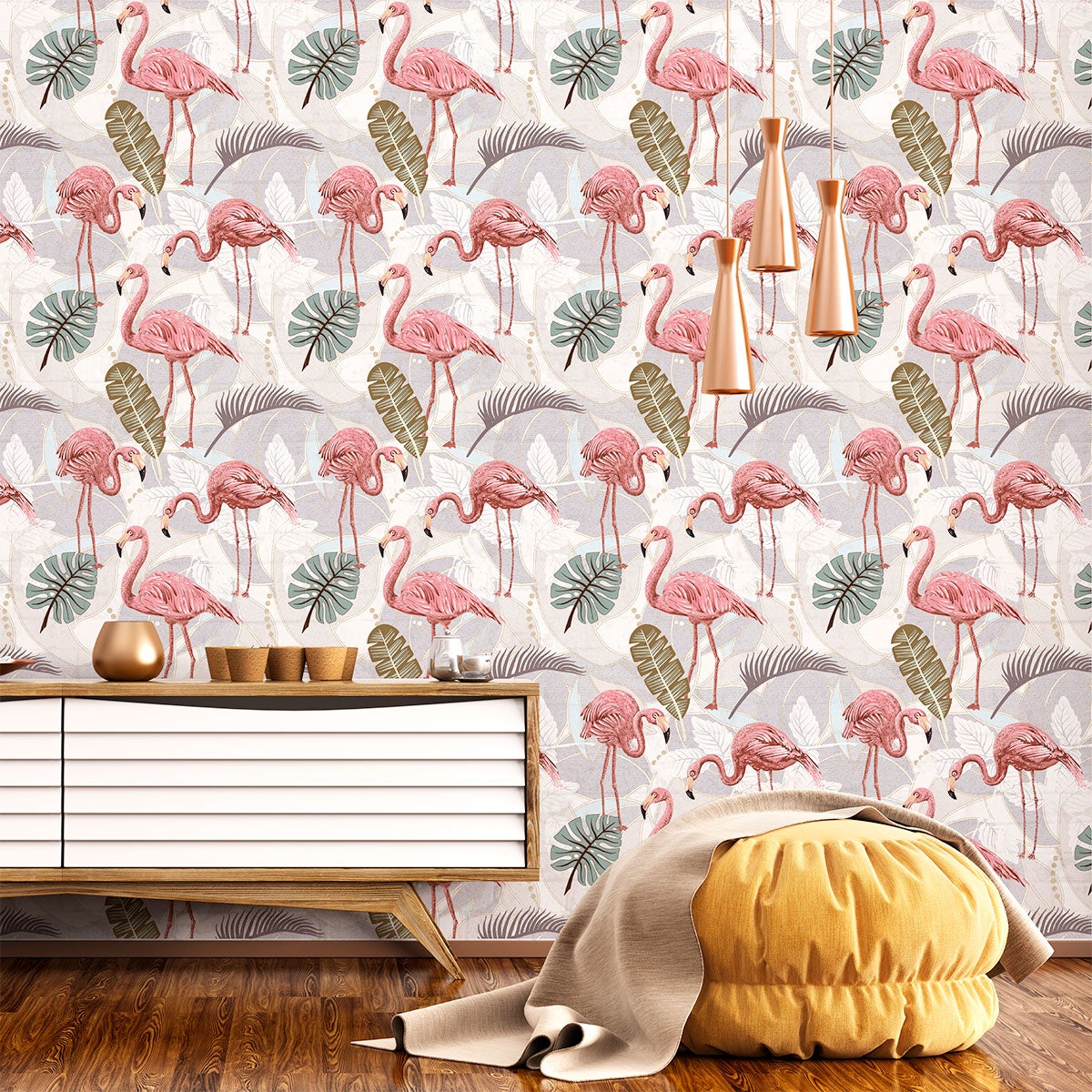 Adesivo arazzo tropicale Barinas - Sticker adesivo - adesivi murali - 60x60cm - 3