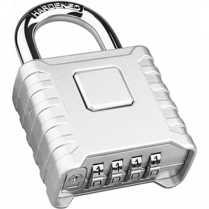 Zarker XB35 Lucchetto A Combinazione Fissa 8 Cifre: Sicurezza Per Armadietti E Palestra (Blu) - 3
