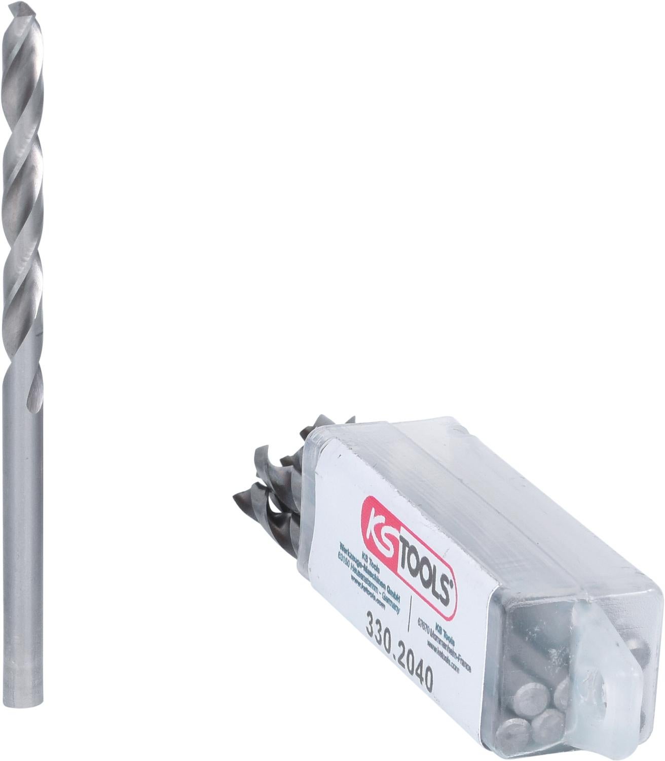KSTOOLS - Lot de 10 forets HSS-G meulés 4mm - 330.2040 - 7