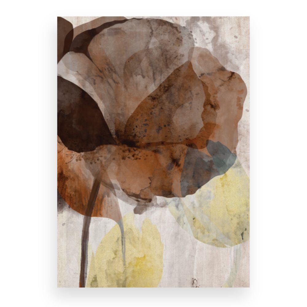 Toile Fleur abstraite / 100x140cm / Fabriqué en France / DADA ART - 3