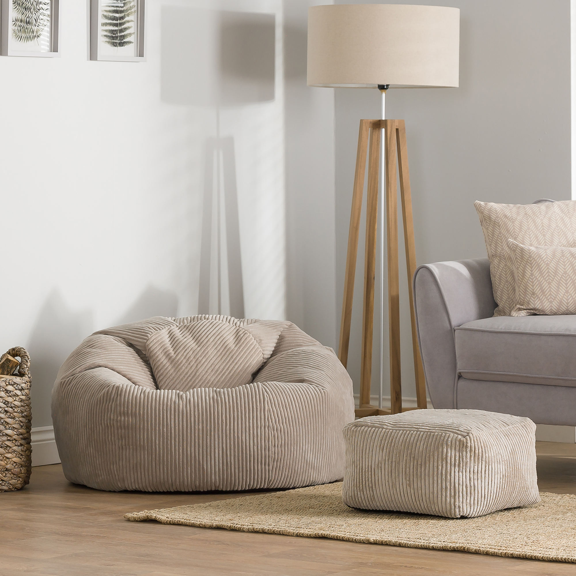 Pouf Icon poggiapiedi Icon, soggiorno, camera da letto, velluto a