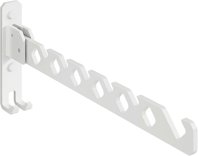 Cintre pliable, crochet pour vêtements (blanc), cintre en alliage d'aluminium, crochet mural, utilisé pour suspendre les vêtements sur les balcons,