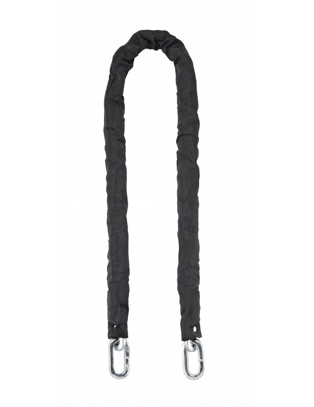 THIRARD - Chaîne acier gainé nylon Loops, vélo, moto, barrières, 1.2m, noir - THIRARD