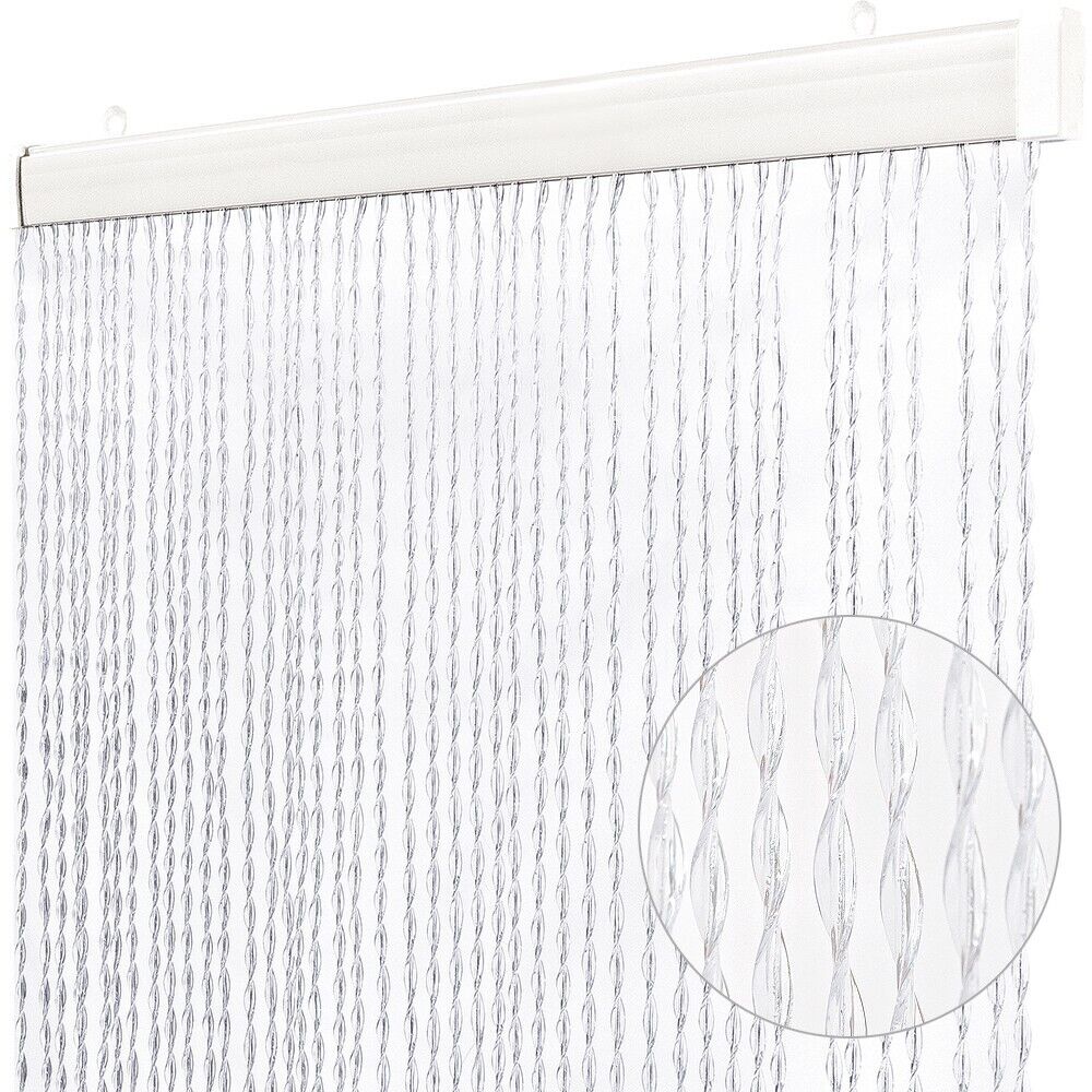 Higsose Tenda Per Porta In PVC Trasparente, 2 Mm X 200 Mm