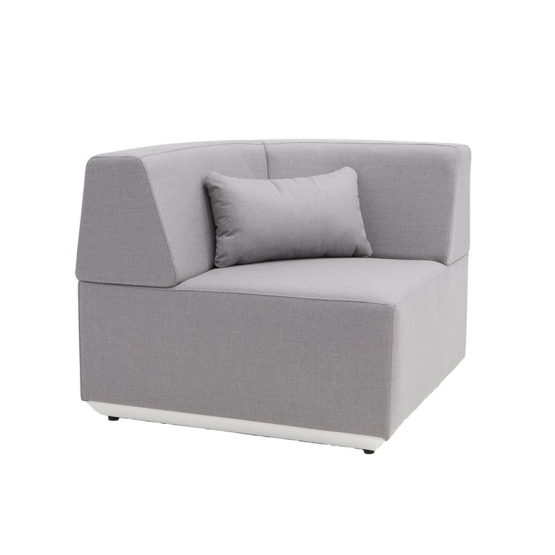 Neptune NATERIAL moduł narożny aluminiowy, 1 osoba