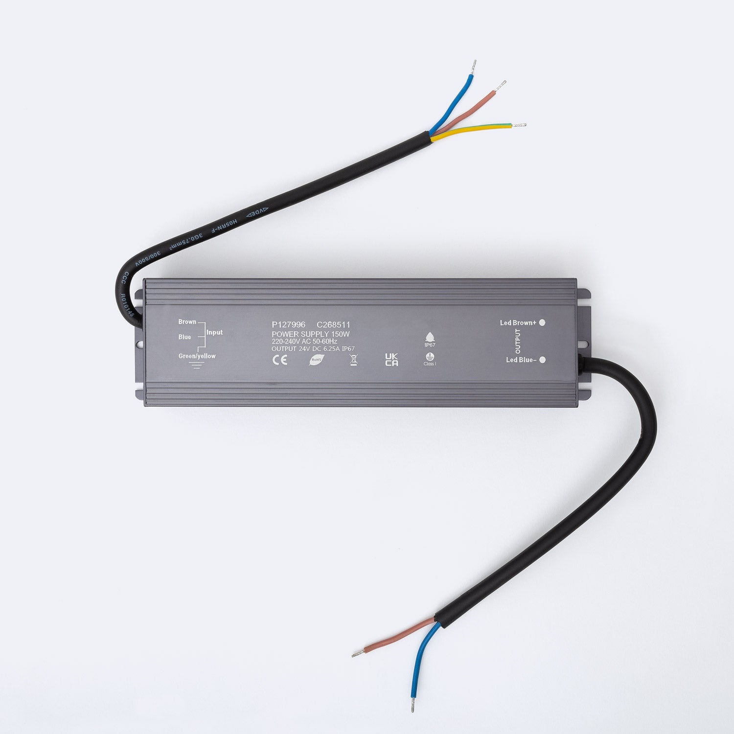 Bloc Alimentation Étanche 24V DC IP67 - 150 W - Aluminium | Leroy Merlin