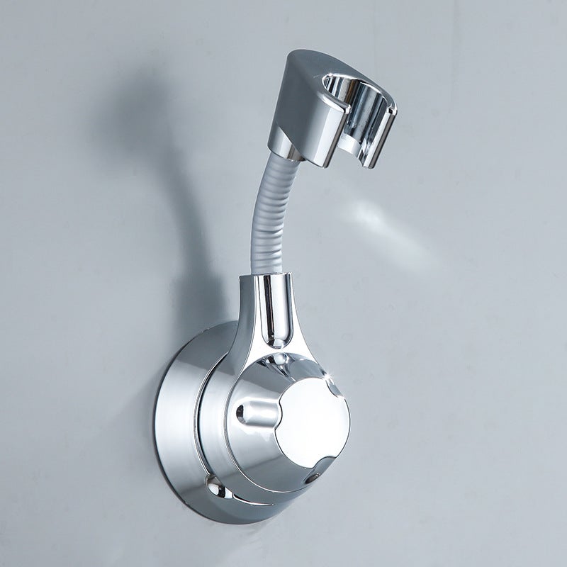 Support de pomme de douche réglable universel multifonctionnel, base de pomme de douche adhésive sans couture pour salle de bain, noir - 2