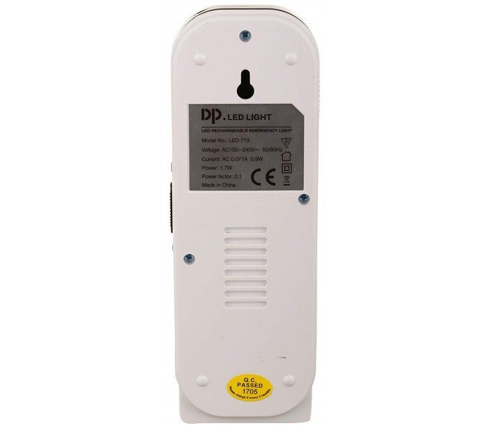 Luce Emergenza Lampada Ricaricabile Di Emergenza A 30 Led Fissaggio A Muro TMR TE-1050L Lampada Emergenza Da Parete - 2