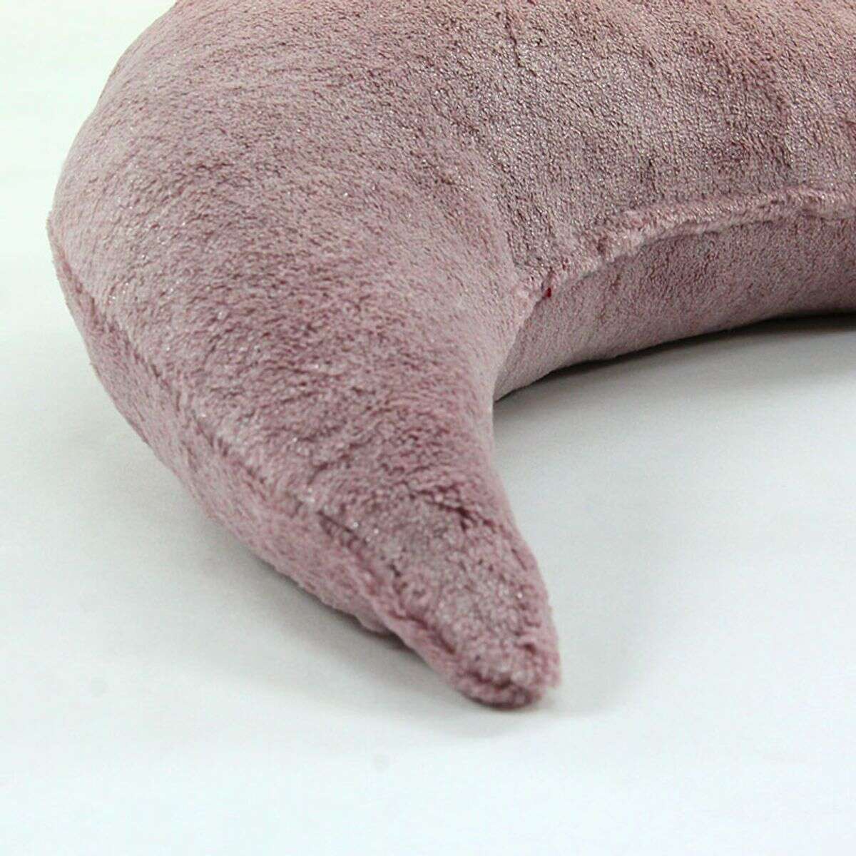 COMETE - Coussin extra-doux en forme de lune rose 30x45 - 3