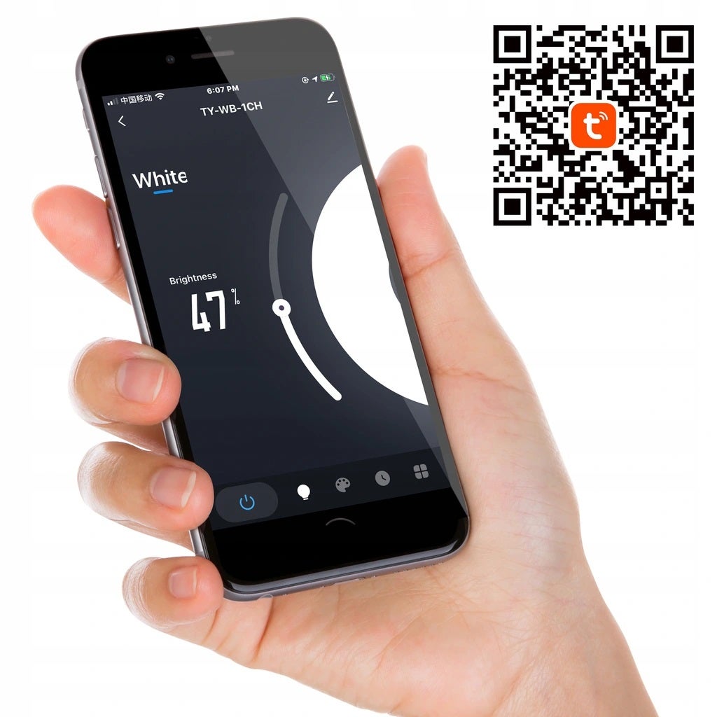 Ściemniacz LED Smart Tuya mini DC 6A 5-24V WiFi IP20 czarny MasterLED - 5