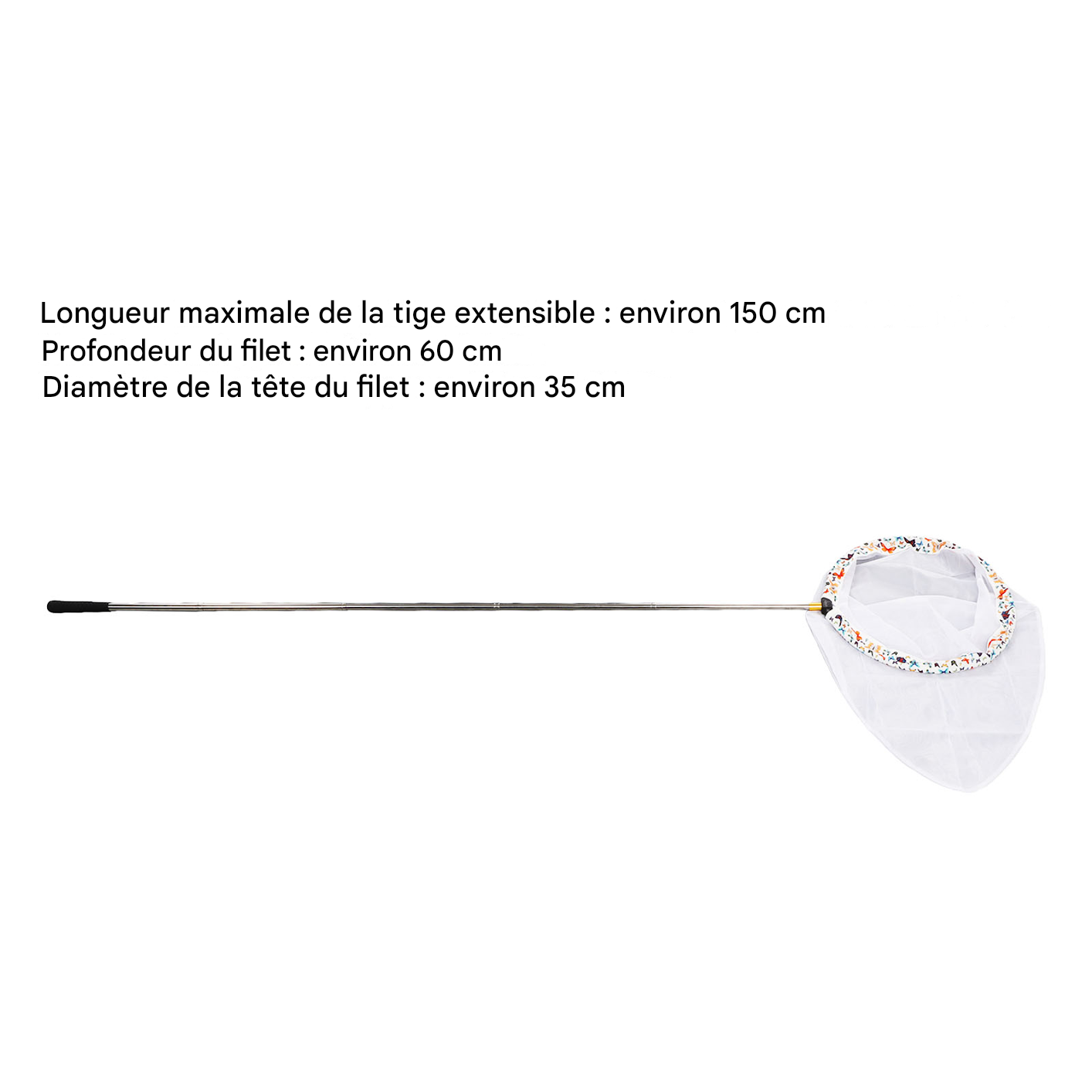 Rede telescópica profissional portátil com cabo bloqueável – ComfortXL Outdoor Living - 3
