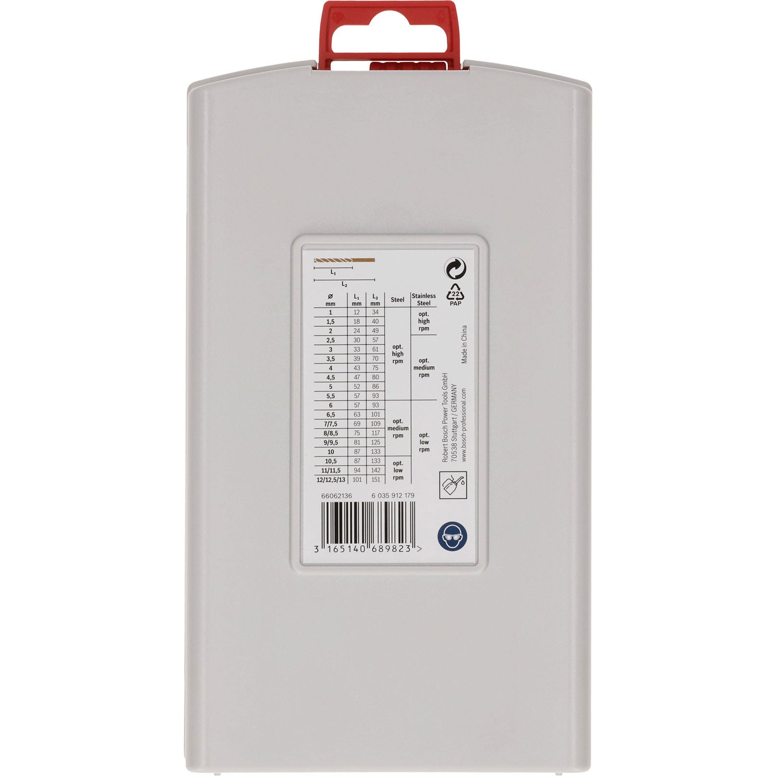 Bosch Professional - Coffret 25 forets métaux HSS-CO ProBox 1 à 13mm - 2608587018 - 4
