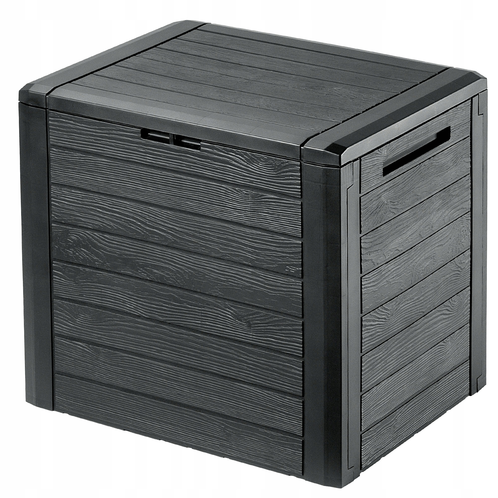 SKRZYNIA OGRODOWA BALKONOWA KUFER 140L SCHOWEK OGRÓD BALKON TARAS ANTRACYT