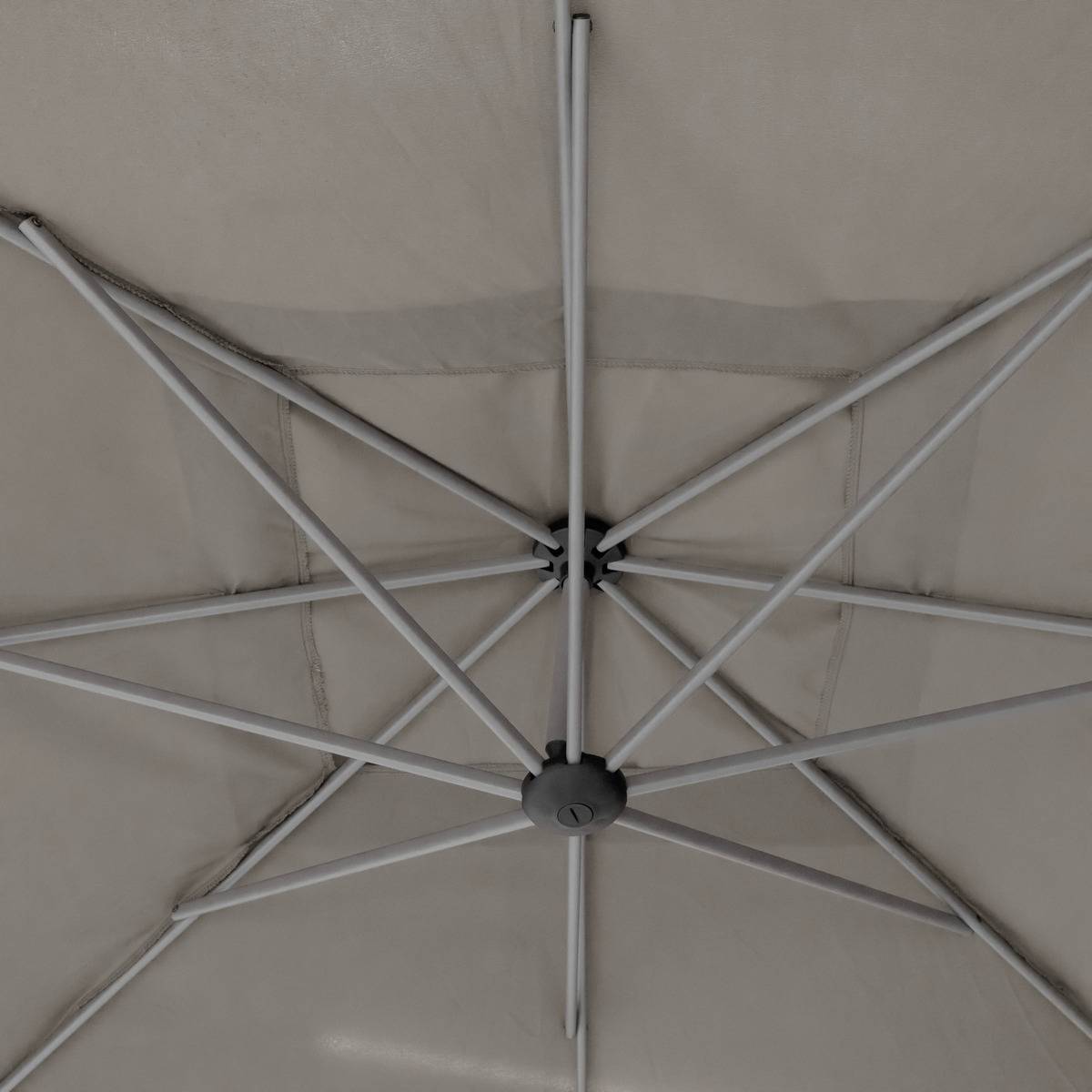 Parasol déporté carré 