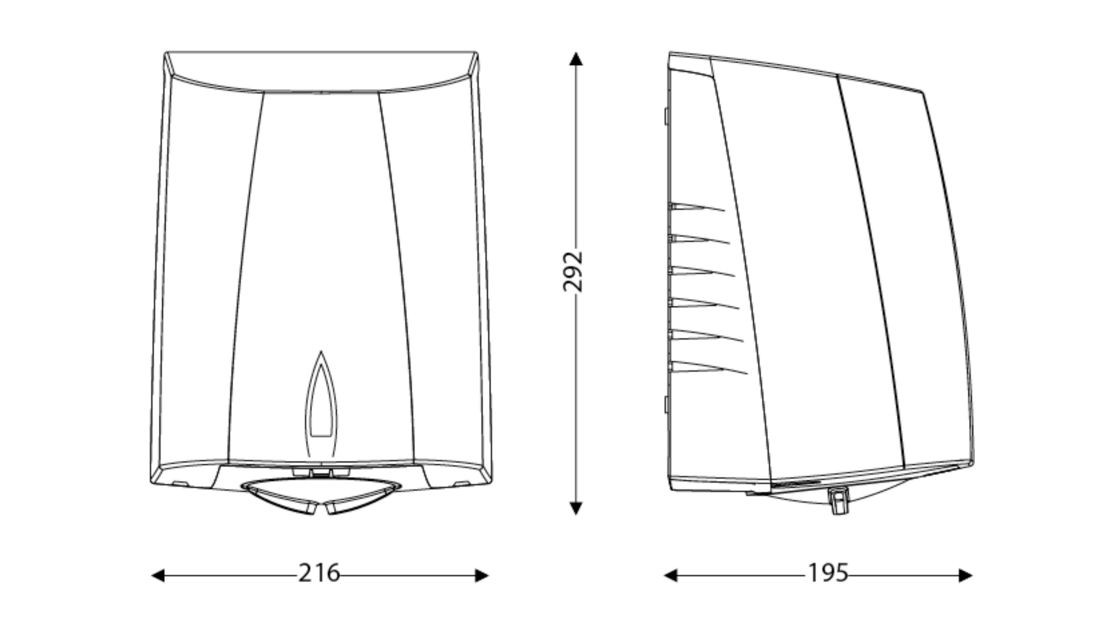 JVD - Sèche-Mains Sup'Air blanc - Matériel professionnel - 2