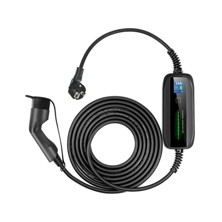 Adaptateur Type 2 Vers Schuko 16A - Pour Véhicules Électriques Et Mobilité Douce - Certifié TÜV