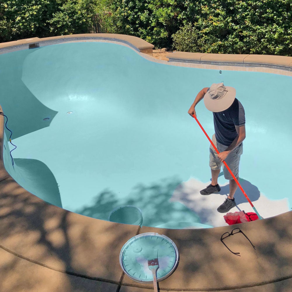 Peinture Polyuréthane pour Piscines (4+1kg) - (Nuancier RAL) - Peinture bi-composant, crée une couche imperméable dans la piscine, évite les fuites - 3