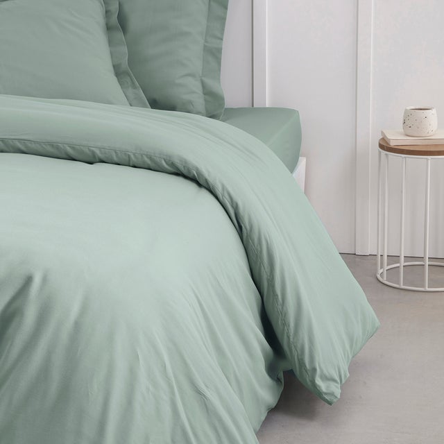 Funda nórdica - HOY - 240 x 260 cm - Algodón - Celadón orgánico