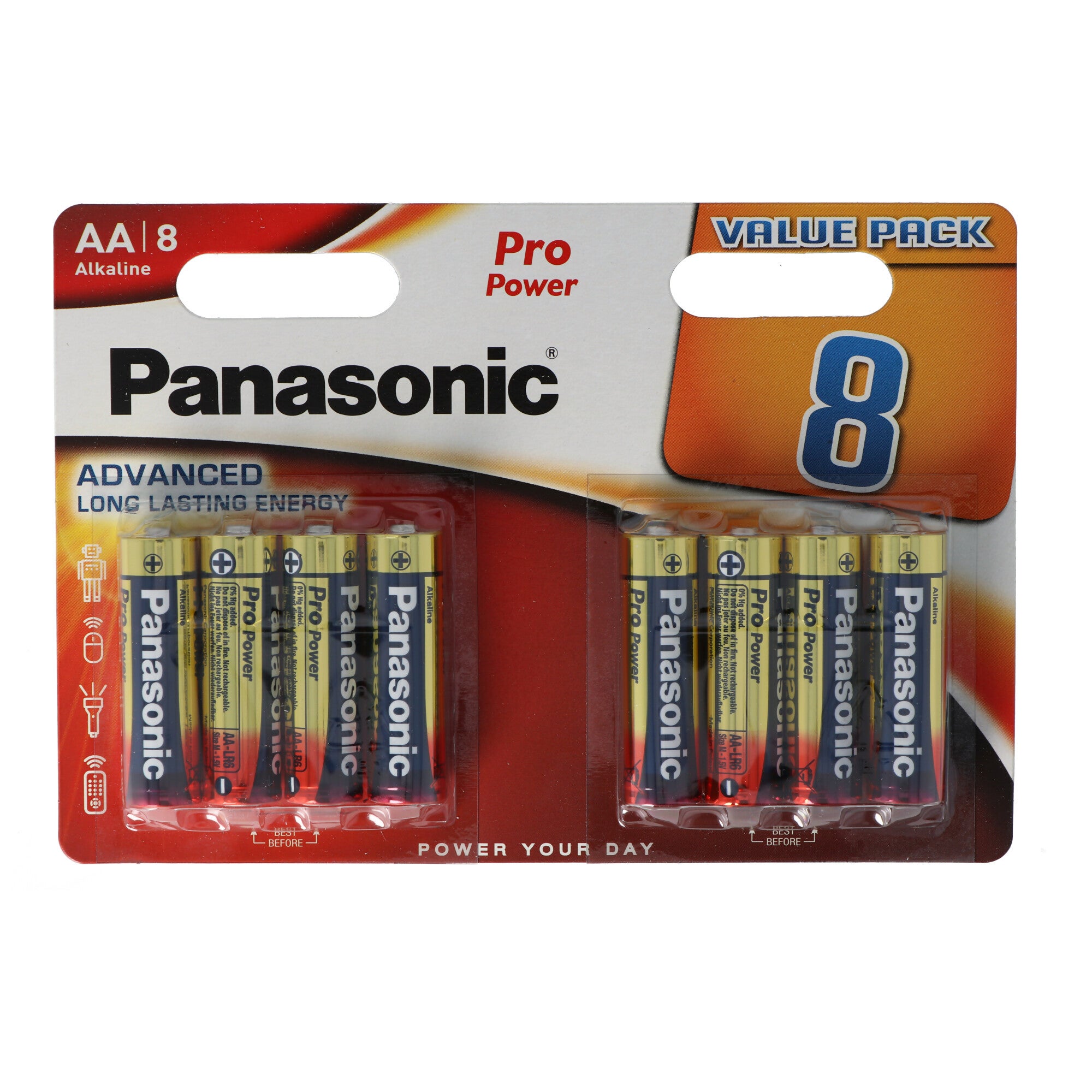 Panasonic Pro Power Mignon LR6 AA en paquet de 8 | Tecnomat / ex Bricoman