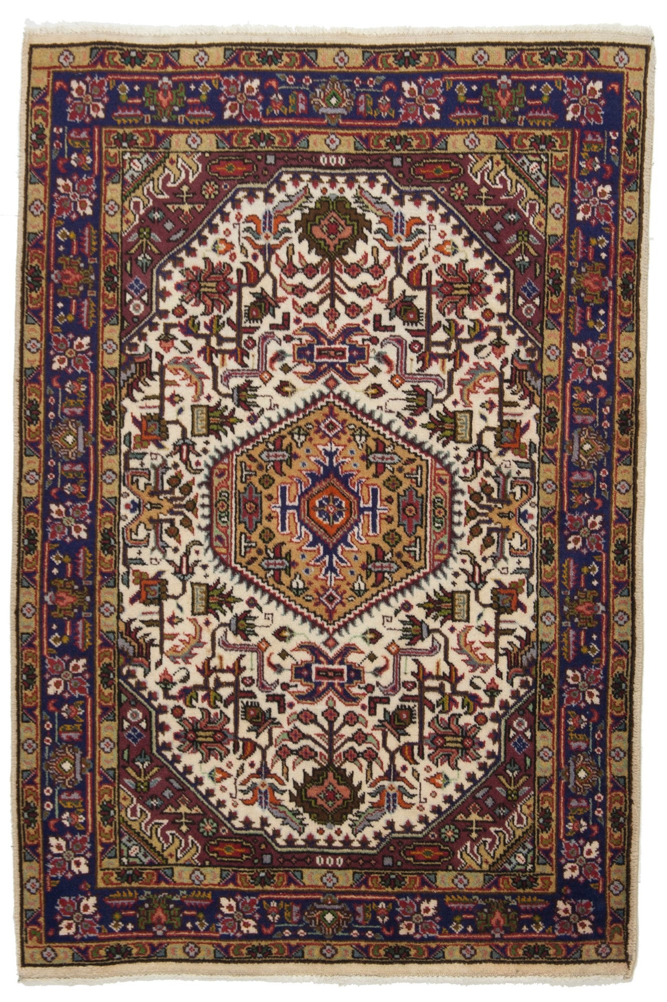 Oryginalny ręcznie tkany orientalny dywan o wymiarach 150x100 cm z certyfikatem autentyczności