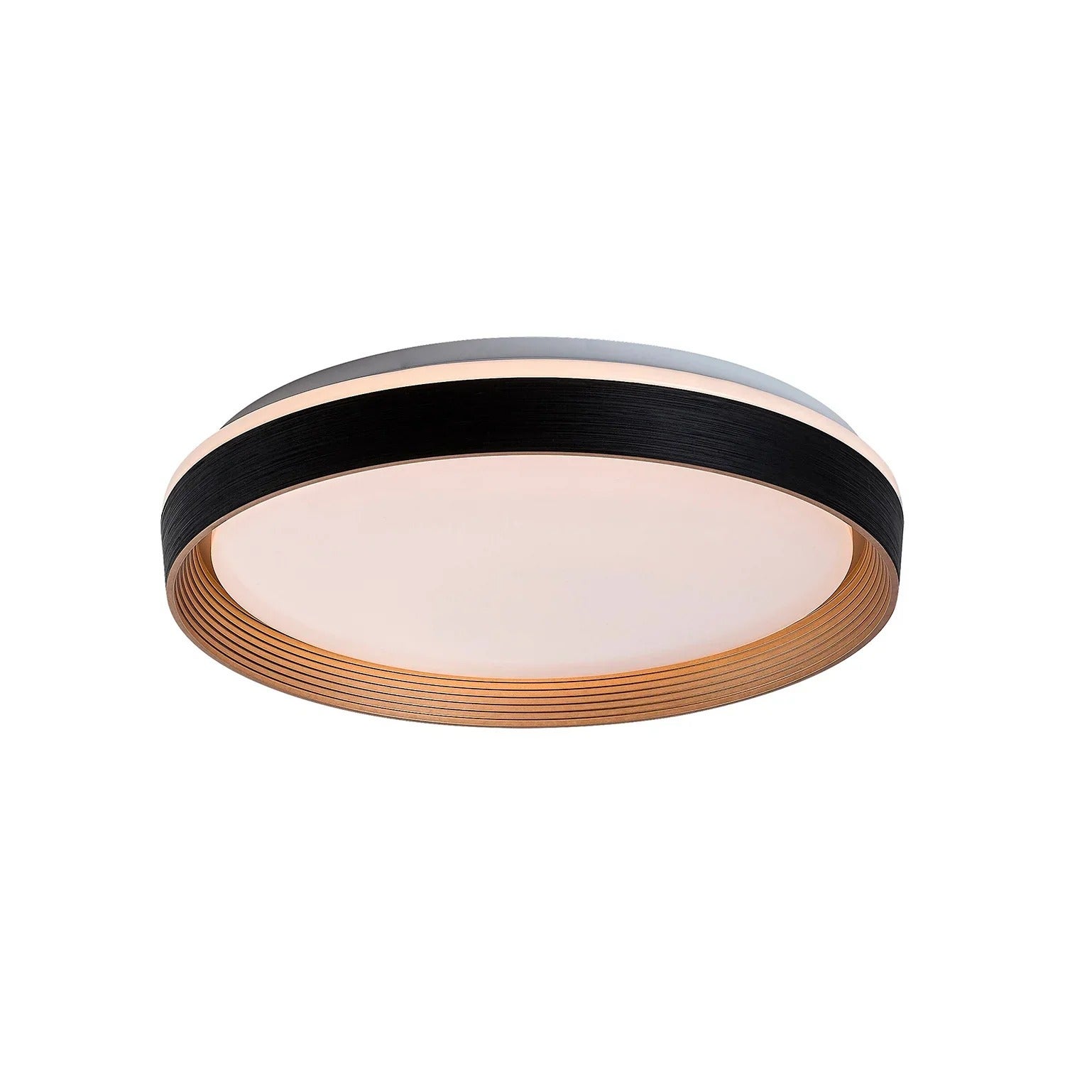 Plafon Ladan okrągły brązowo-złoty-biały LED 48W 3000K-6500K 3000lm z pilotem wym: 8 x 50 cm IP20 metal Rabalux
