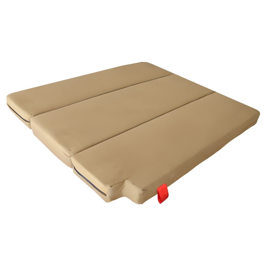 Cama para ford transit 2003 sin muebles - 5cm grosor con hr 20kg/m3. suave, 3cm de viscoelástica - beige