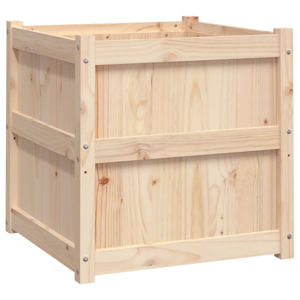 2pcs Jardinières Bac à Fleurs Pot De Fleurs - bois de pin massif n30l - 5