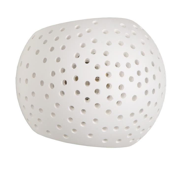Kinkiet GIPSY biały 1xG9x40W ceramika / gips wym:15x12,5x11,5cm IP20 Lucide