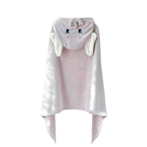 Coperta Con Cappuccio Indossabile - Poncho In Flanella Morbida, Con Tasche E Bottoni