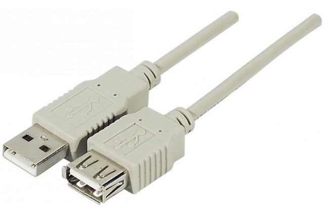 Rallonge usb 2.0 beige 5m CONECTICPLUS