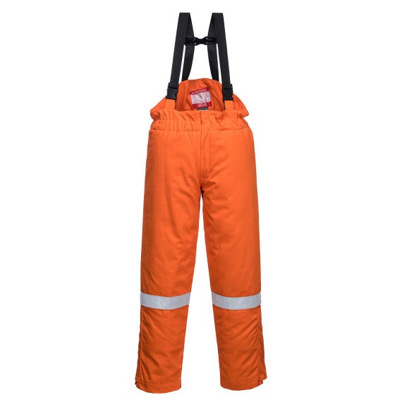 Gilet Haute Visibilité Antistatique Portwest HV ML - Orange, Taille XX/3X, Résistant à La Flamme, Sans Métal, Norme EN ISO 14116