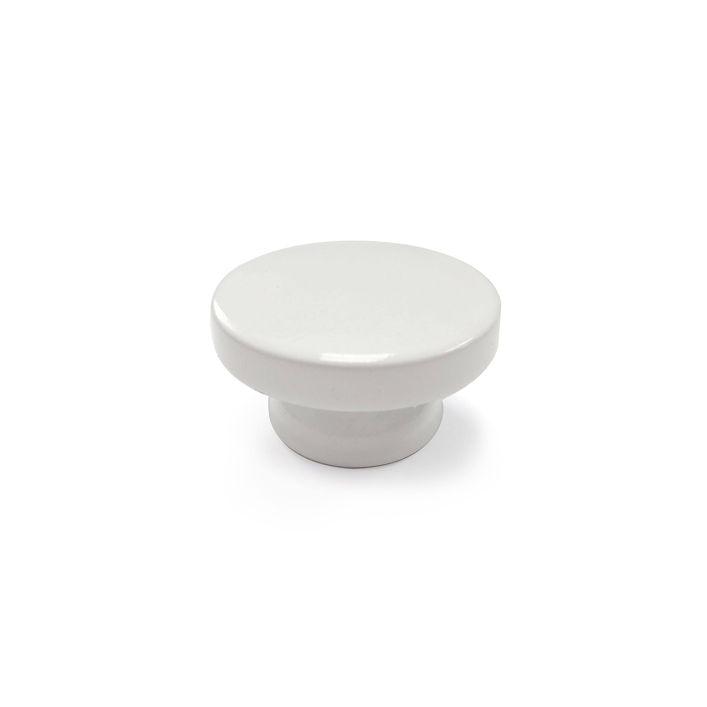 Bouton de meuble | Style rustique | Fabriqué en hêtre | Finition blanche | Mesures 38*38*22 mm | Système de fixation | Comprend des vis M4 | 6 unités - 2