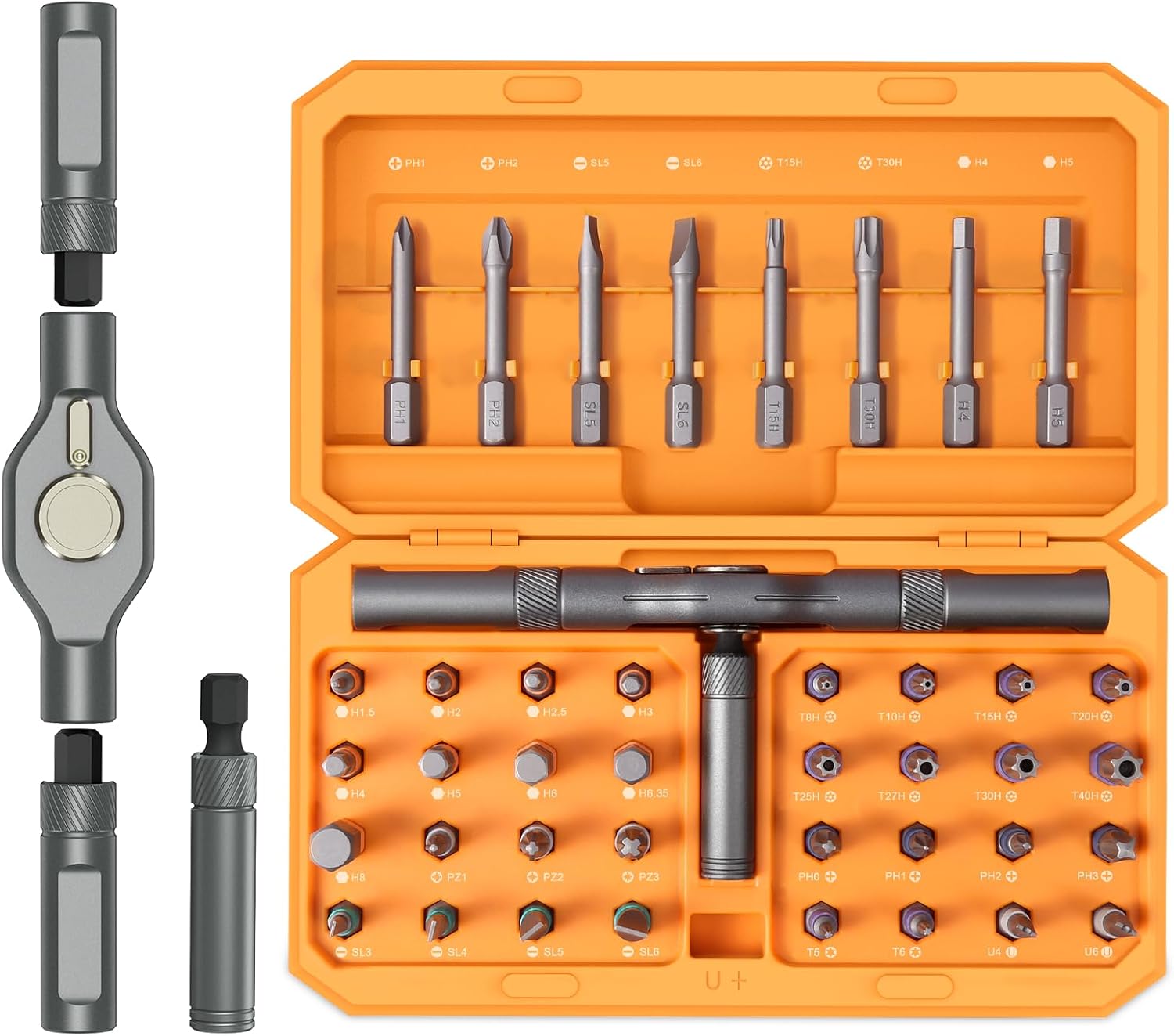 45 dans 1 Ensemble de tournevis à cliquet magnétique Torx Phillips Kit de tournevis pour démonter