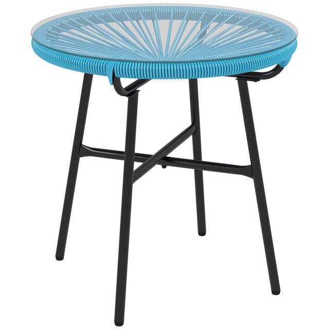 HMF Set De 6 Dessous De Plat Ronds Jacinthe D'Eau Tressée 30 Cm - Sets De Table Lavables