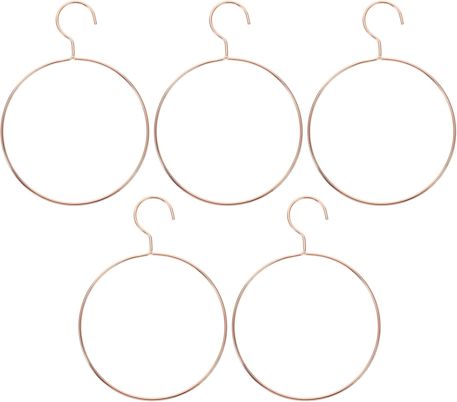 10 Ganci In Plastica Nera Per Sciarpe E Cravatte | Organizer Da Armadio Per Sciarpe, Cinture, Asciugamani E Scialli | 13,5 X 8 Cm