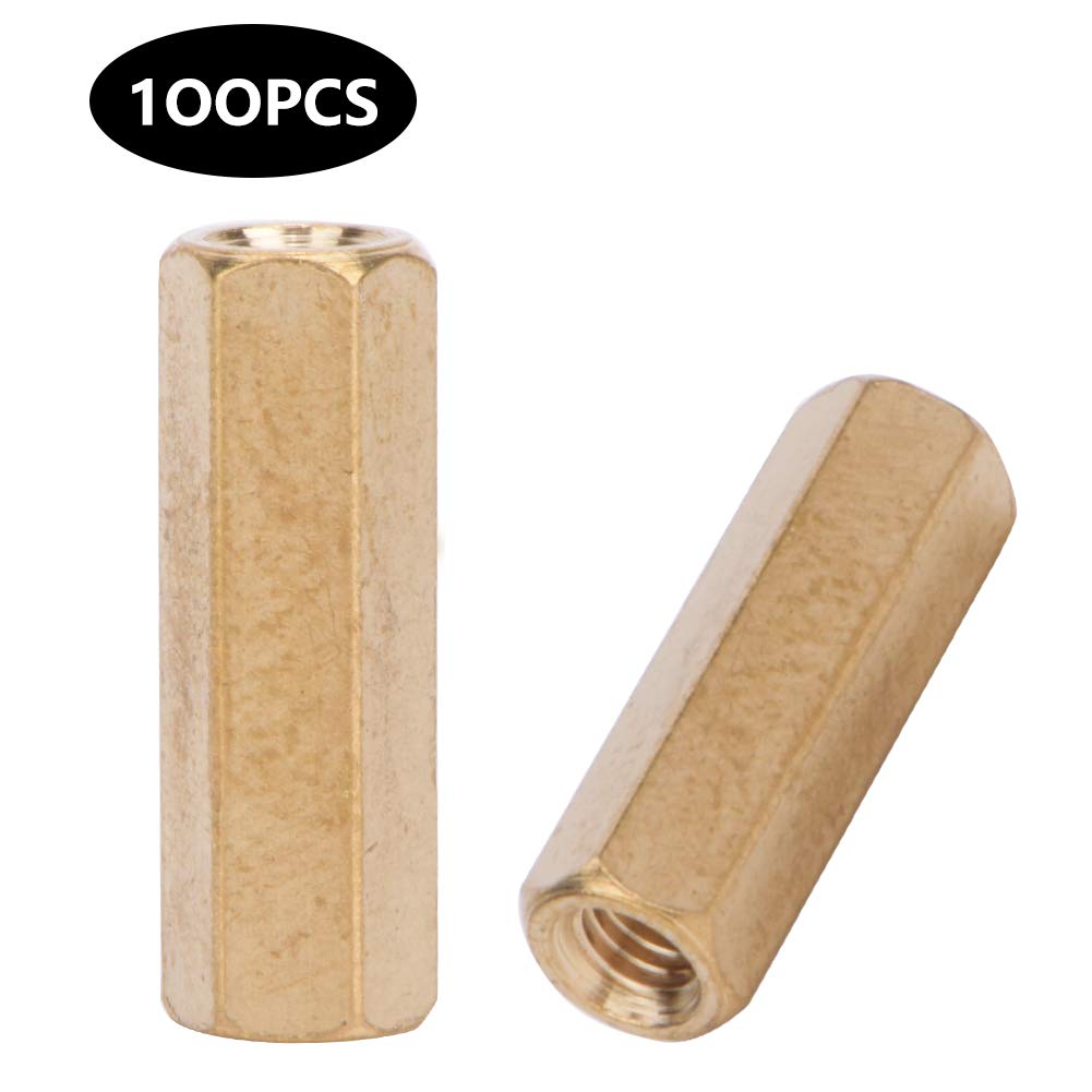 300 Pièces Inserts Filetés En Laiton – Pour Thermoplastiques – Hexagonal Fente M2.5 – Fixation DIY