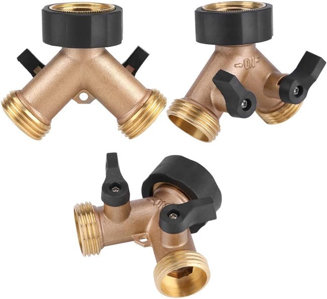 Valvola A Sfera A Y In Ottone - Raccordo Per Doccia, Lavatrice, Giardino, Filettatura 1/2 Pollice - Foto 12