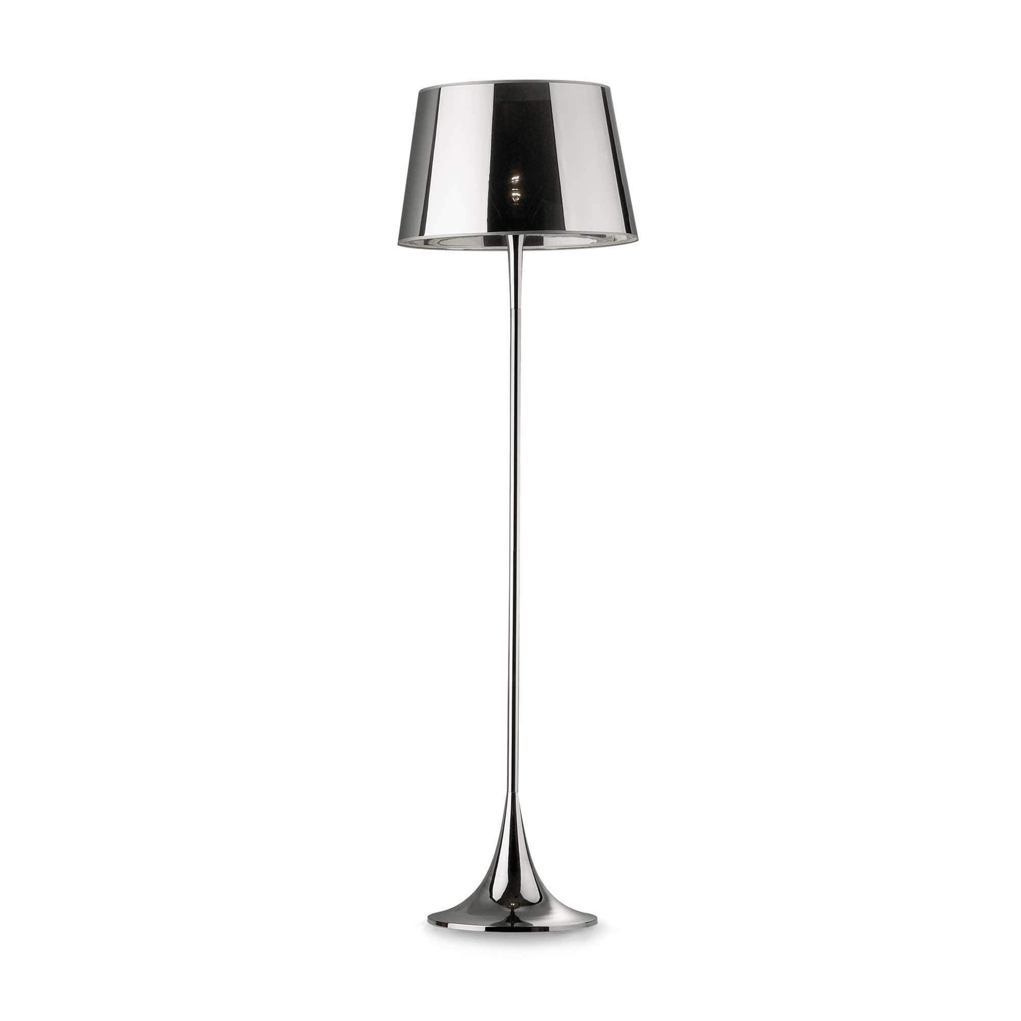 Ideal Lux  Lampadaire Chrome London Cromo 1 Ampoule , Leroy Merlin