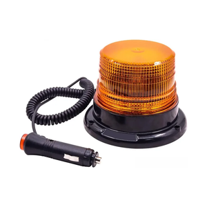 Gyrophare LED Sans Fil Rechargeable Orange Magnétique - Urgence Et Avertissement